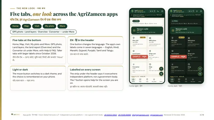 The AgriZameen GPS app guide — page 2 of 12