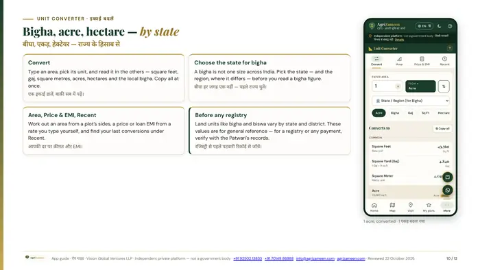 The AgriZameen GPS app guide — page 10 of 12